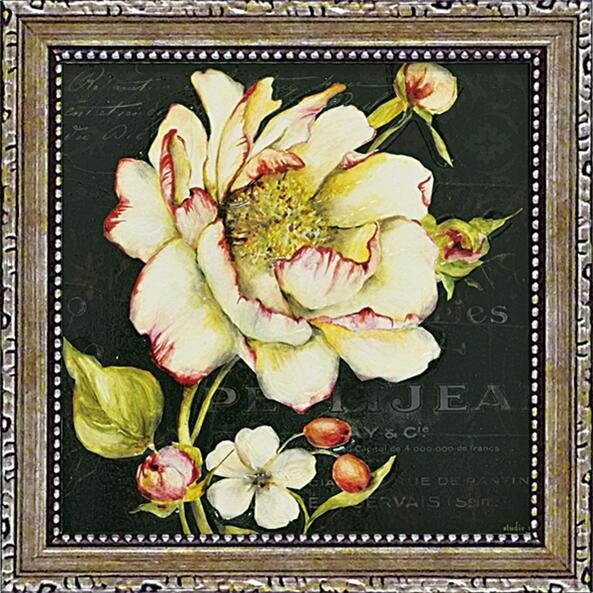 絵画 ゆうパケット ミニゲル アートフレーム スタジオ ロフィーノ「ダスク フラワー1」/インテリア 飾る 額入り 油絵 ポスター アート 印象派 直筆 ビーチ...