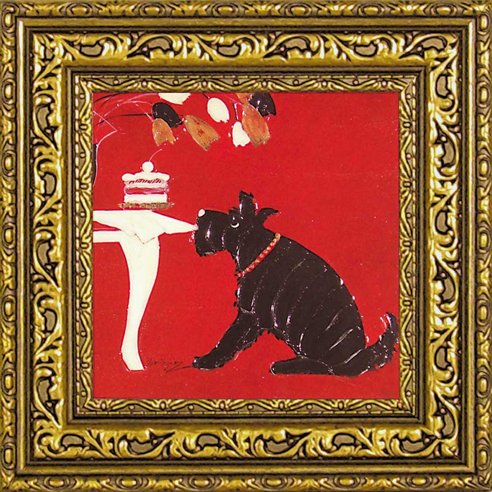 【スーパーSALE10%OFF】絵画 ドミンゲス「いたずら」/インテリア 額入り 額装込 風景画 油絵 ポスター アート アートパネル リビング 玄関 プレゼン...