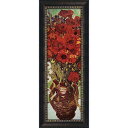 最大100%ポイントバック!限定抽選 名画 ゴッホ「花瓶のデイジーとポピー」/インテリア 額入り 額装込 風景画 油絵 ポスター アート アートパネル リビング...