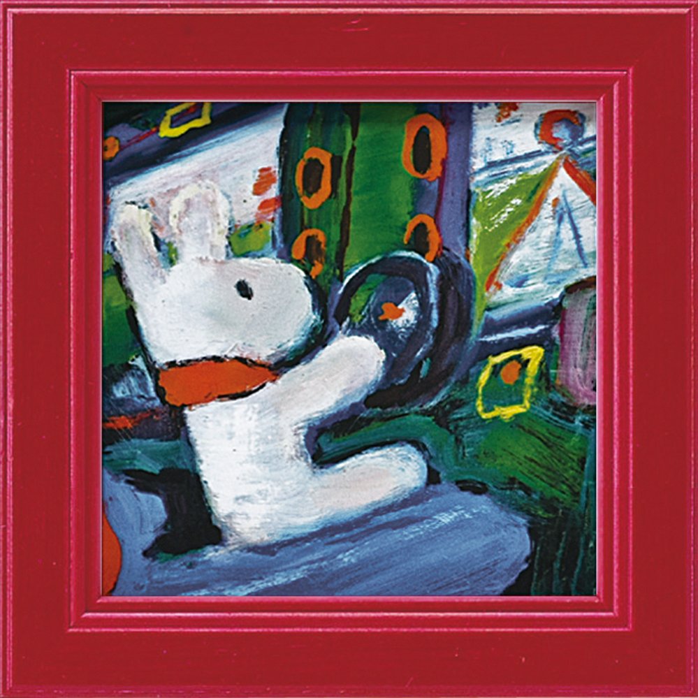 アートフレーム リサとガスパール ミニアートフレーム「ゲームセンター」ゆうパケット/インテリア 額入り 額装込 風景画 油絵 ポスター アート アートパネル リ...