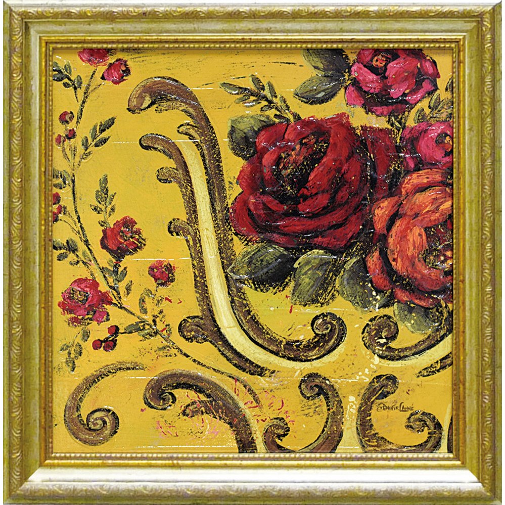 【スーパーSALE10%OFF】絵画 ジェニファー ランネ「アートフル フローラル」/インテリア 額入り 額装込 風景画 油絵 ポスター アート アートパネル ...