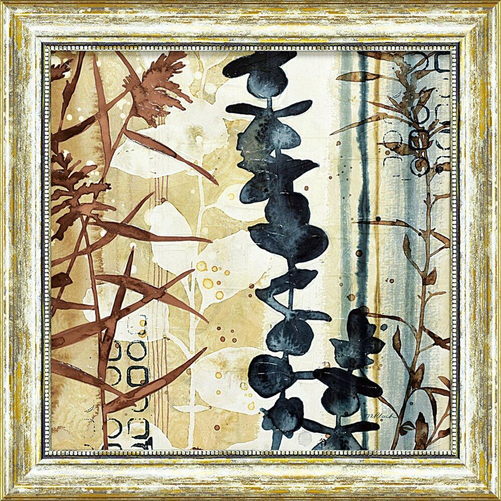 【スーパーSALE10%OFF】絵画 メリッサ プラッチ「ウォーターマーク フォリッジ」/インテリア 額入り 額装込 風景画 油絵 ポスター アート アートパネ...