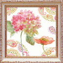 最大100%ポイントバック!限定抽選 絵画 ゆうパケット リサ オーディット「レインボー シード ペイズリー2」/インテリア 額入り 油絵 ポスター アート ア...