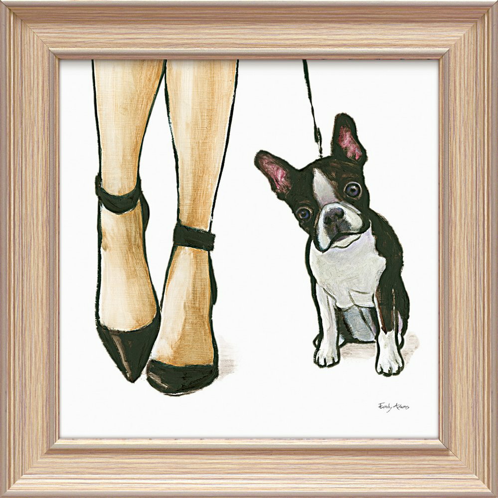 【スーパーSALE10%OFF】絵画 エミリー アダムス「ファーリー ファッション フレンド2」/額入り 額装込 風景画 絵画 アート リビング 玄関 トイレ ...