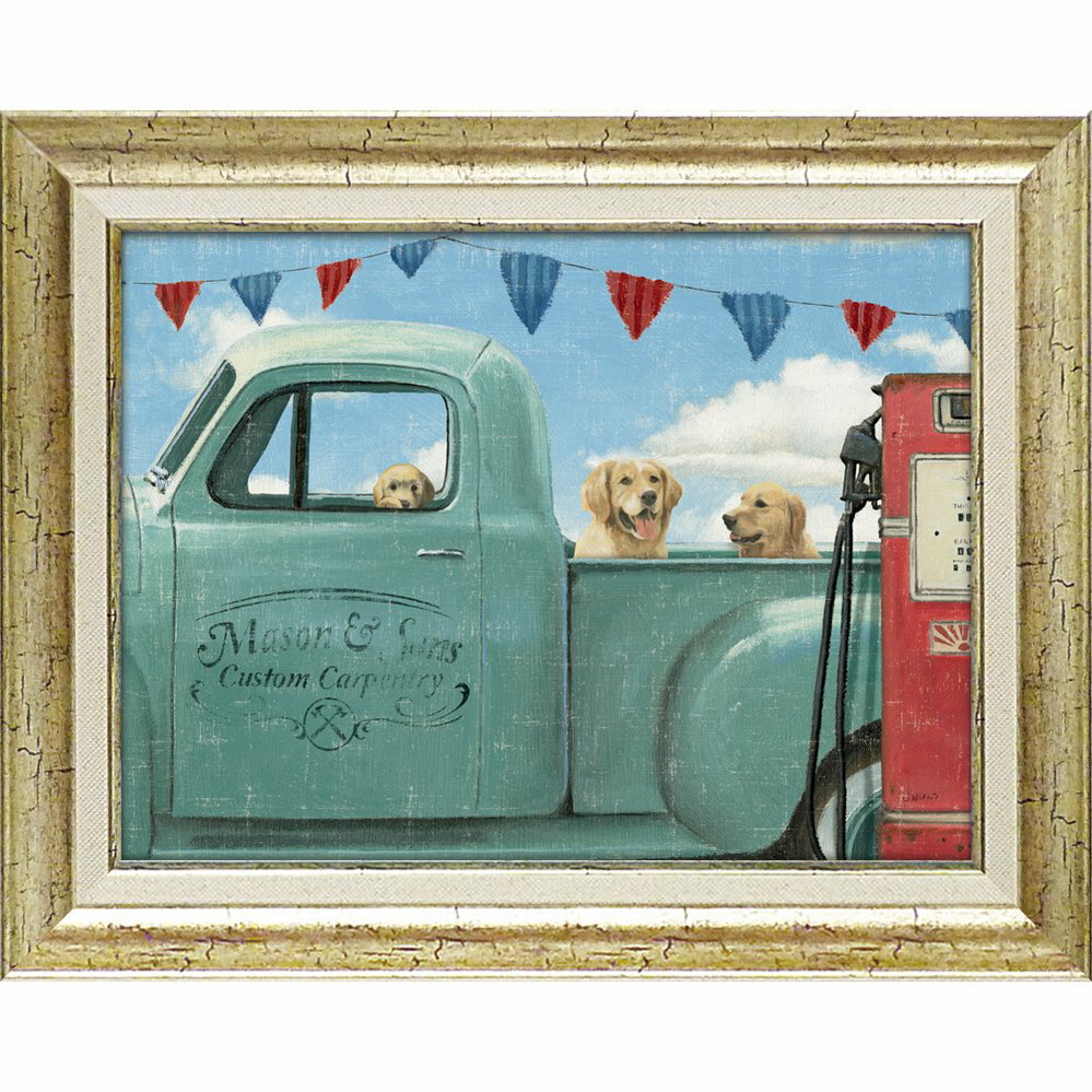 【スーパーSALE10%OFF】絵画 ジェームス ウィーンズ「レッツ ゴー フォー ア ライド」/額入り 額装込 風景画 絵画 アート リビング 玄関 トイレ ...