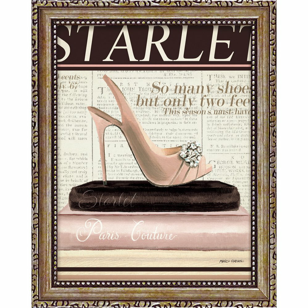 絵画 ミニゲル アートフレーム マルコ ファビアノ「ファッション マガジン3」 ゆうパケット/額入り 額装込 風景画 絵画 アート リビング 玄関 トイレ イン...