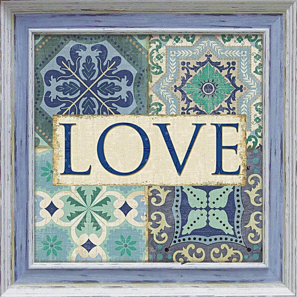 【スーパーSALE10%OFF】絵画 ペラ スタジオ「サントリーニ ラブ1」/額入り 額装込 風景画 絵画 アート リビング 玄関 トイレ インテリア かわいい...