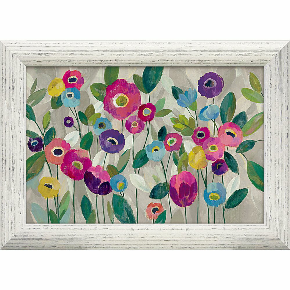 【スーパーSALE10%OFF】絵画 シルビア ヴァシレヴァ「フェアリー テイル フラワーズ」/額入り 額装込 風景画 絵画 アート リビング 玄関 トイレ イ...