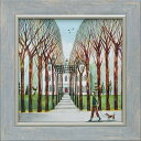 【スーパーSALE10%OFF】絵画 ジョー ラム「アベニュー」/額入り 絵画 アート リビング 玄関 トイレ インテリア かわいい 壁飾り 癒やし プレゼント...