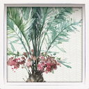 最大100%ポイントバック!限定抽選 絵画 ロハス ミニアートフレーム リサ オーディット「ミックス グリーン1」/額入り 絵画 アート リビング 玄関 トイレ...