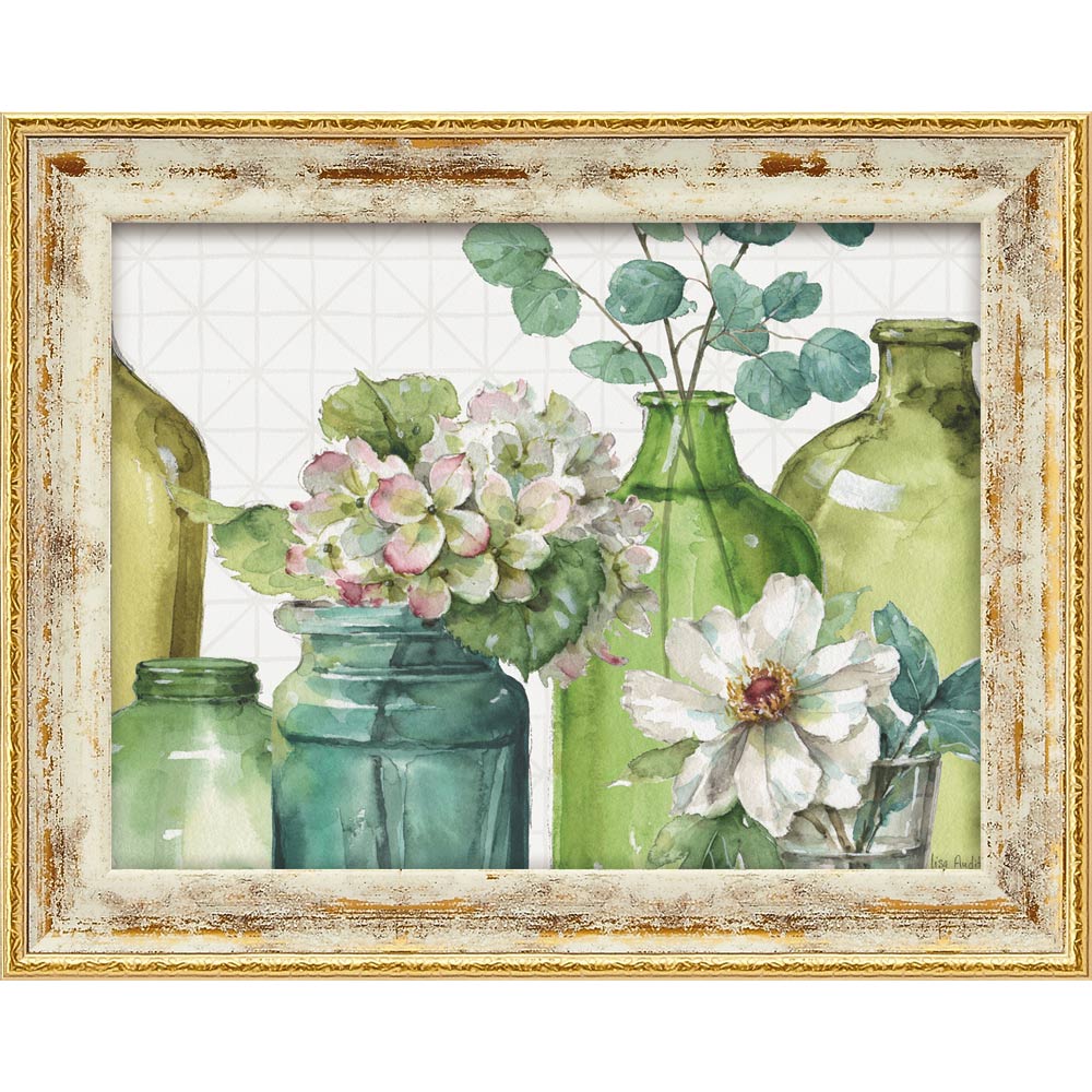 【スーパーSALE10%OFF】絵画 ゆうパケット ミニゲル アートフレーム リサ オーディット「ミックス グリーン」/額入り 絵画 アート リビング 玄関 ト...