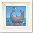 絵画 アリサ ブラック「ボーン トゥ フィッシュ」 インテリア 額入り 絵画 飾る かわいい 動物 アート リビング 玄関 トイレ 壁飾り プレゼント ギフト アニマル 癒やし アート フレーム ポスター 風景 引越 新築 お祝い Sサイズ おしゃれ 壁掛け 絵