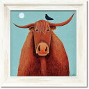 最大100%ポイントバック!限定抽選 絵画 アリサ ブラック「ブルーン クー」 インテリア 額入り 絵画 飾る かわいい 動物 アート リビング 玄関 トイレ ...