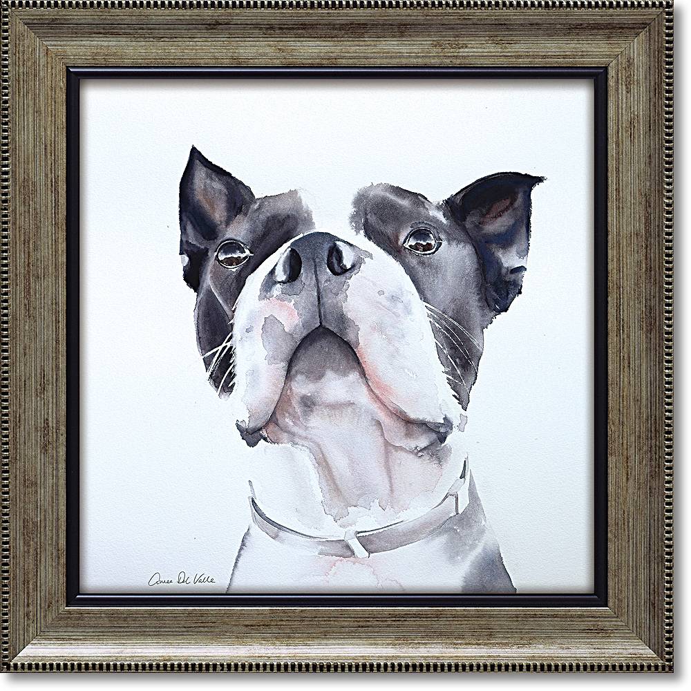 【スーパーSALE10%OFF】絵画 エイミー デル バレ「バード ウォッチング」 インテリア 額入り 飾る 犬 ドッグ プレゼント ギフト リビング 玄関 ト...