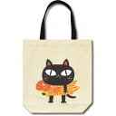 バッグ 糸井忠晴 コットン トートバッグ「夢ねこ」 ゆうパケット 猫 イラスト 手提げ ギフト かばん マチ付 かわいい ねこ プレゼント マグネットフック 内...