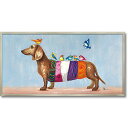 【スーパーSALE10%OFF】絵画 オイル ペイント アート「バーズ オン ダックス」 油絵 インテリア プレゼント ギフト 手描き 額入り 額装込 ポスター...