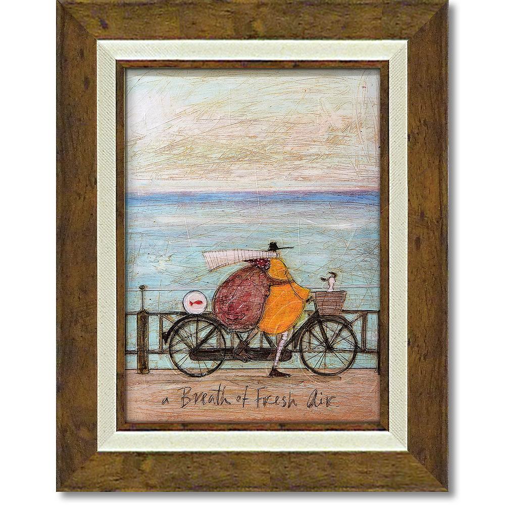 【スーパーSALE10%OFF】絵画 サムトフト 種類多数あり「フレッシュエアーの浜辺」 インテリア 飾る 風景 額入り リビング 玄関 寝室 部屋 壁飾り か...