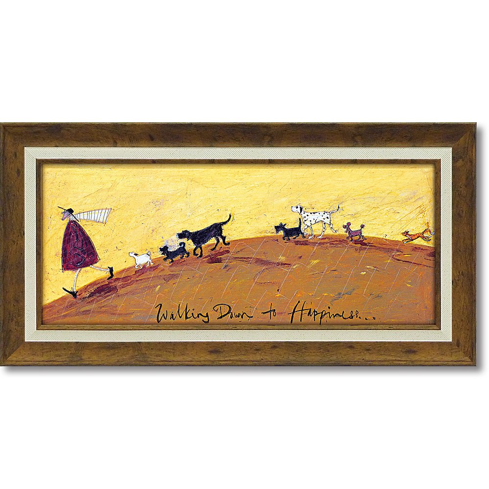 絵画 サムトフト「幸せへ向かって」【その他サムトフト作品多数あり】 インテリア 飾る 風景 額入り リビング 玄関 寝室 部屋 壁飾り かわいい プレゼント ギ...