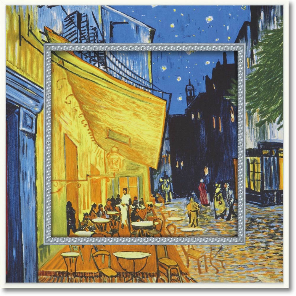 【スーパーSALE10%OFF】絵画 ビッグアート 〜ミュージアム アート コレクション〜(ゴッホ「夜のカフェテラス」) インテリア 額入り 額装込 油絵 ポス...