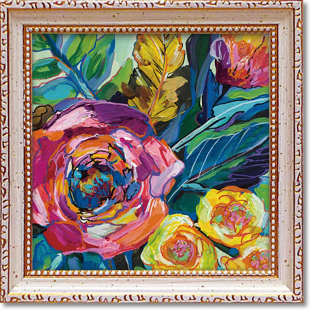 【スーパーSALE10%OFF】絵画 ミニゲル アートフレーム ジャネット ヴェルテンテス「ポップ」 ゆうパケット リビング 玄関 トイレ インテリア ギフト ...