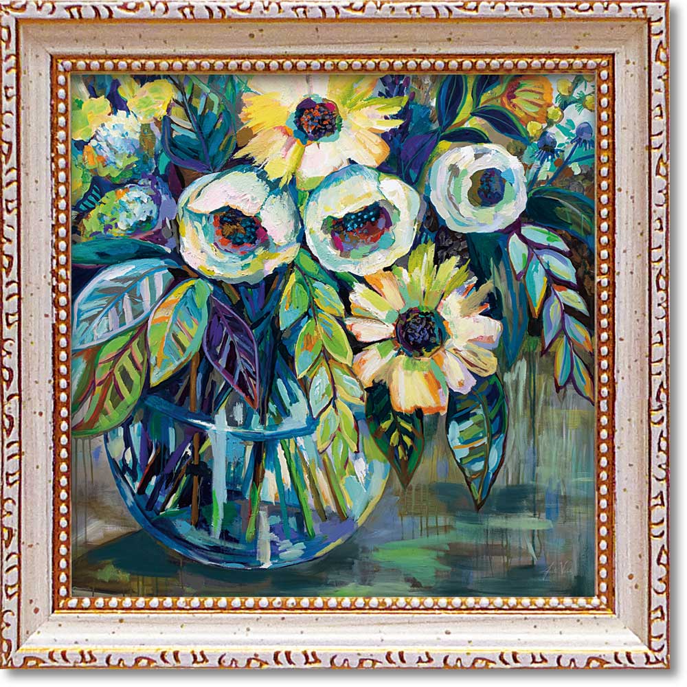 【スーパーSALE10%OFF】絵画 ミニゲル アートフレーム ジャネット ヴェルテンテス「ブルー ライト」 ゆうパケット リビング 玄関 トイレ インテリア ...