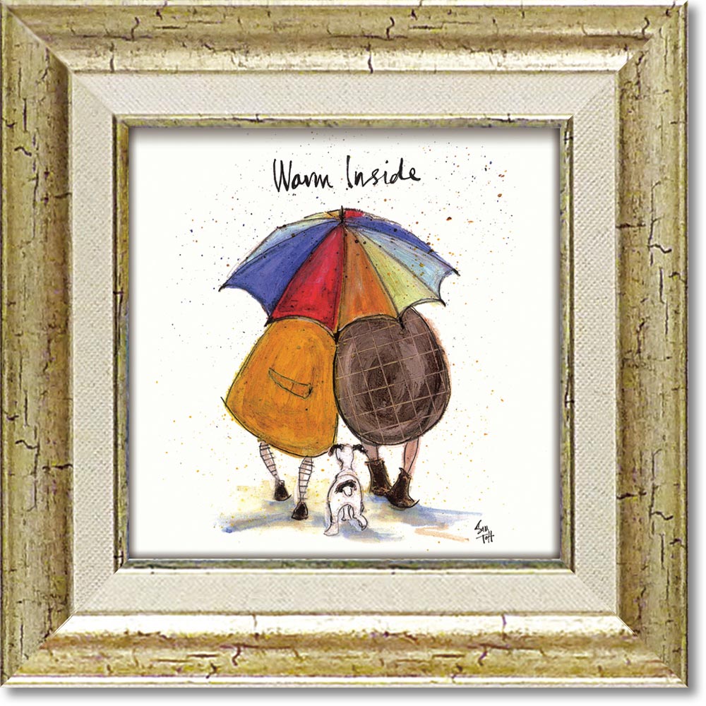 【スーパーSALE10%OFF】絵画 サムトフト「あたたかい」 【その他サムトフト作品多数あり】 アートフレーム リビング 玄関 トイレ インテリア 額付き 額...