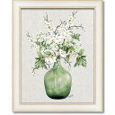 【スーパーSALE10%OFF】絵画 サマー ソーントン「ベース4」 アートフレーム リビング 玄関 トイレ インテリア 額付き 額入り 額装込 プレゼント 花...