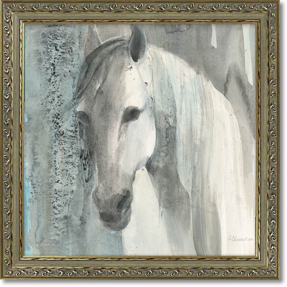 【スーパーSALE10%OFF】絵画 アルベナ フリストバ「クワイエット アンド カーム」 額入り 馬 アートフレーム リビング 玄関 部屋に飾る絵 インテリア...