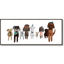 最大100%ポイントバック!限定抽選 絵画 ベッキー ソーンズ「ピクニック ドッグ3」 額入り かわいい 犬の絵 アートフレーム インテリア リビング 玄関 ト...