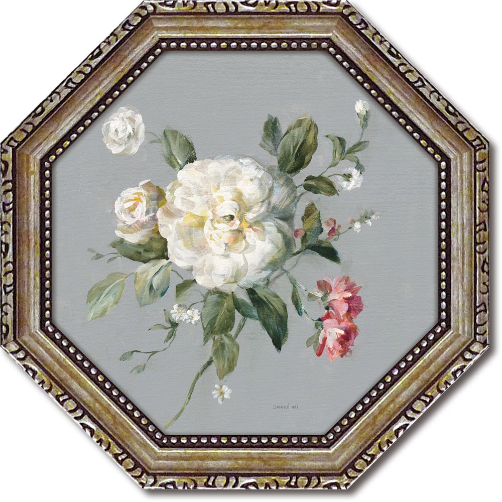 【スーパーSALE10%OFF】絵画 八角 ミニゲル アートフレーム ダンフイ ナイ 「ギフト フロム ガーデン3」 ゆうパケット 額入り 花 フラワー リビン...