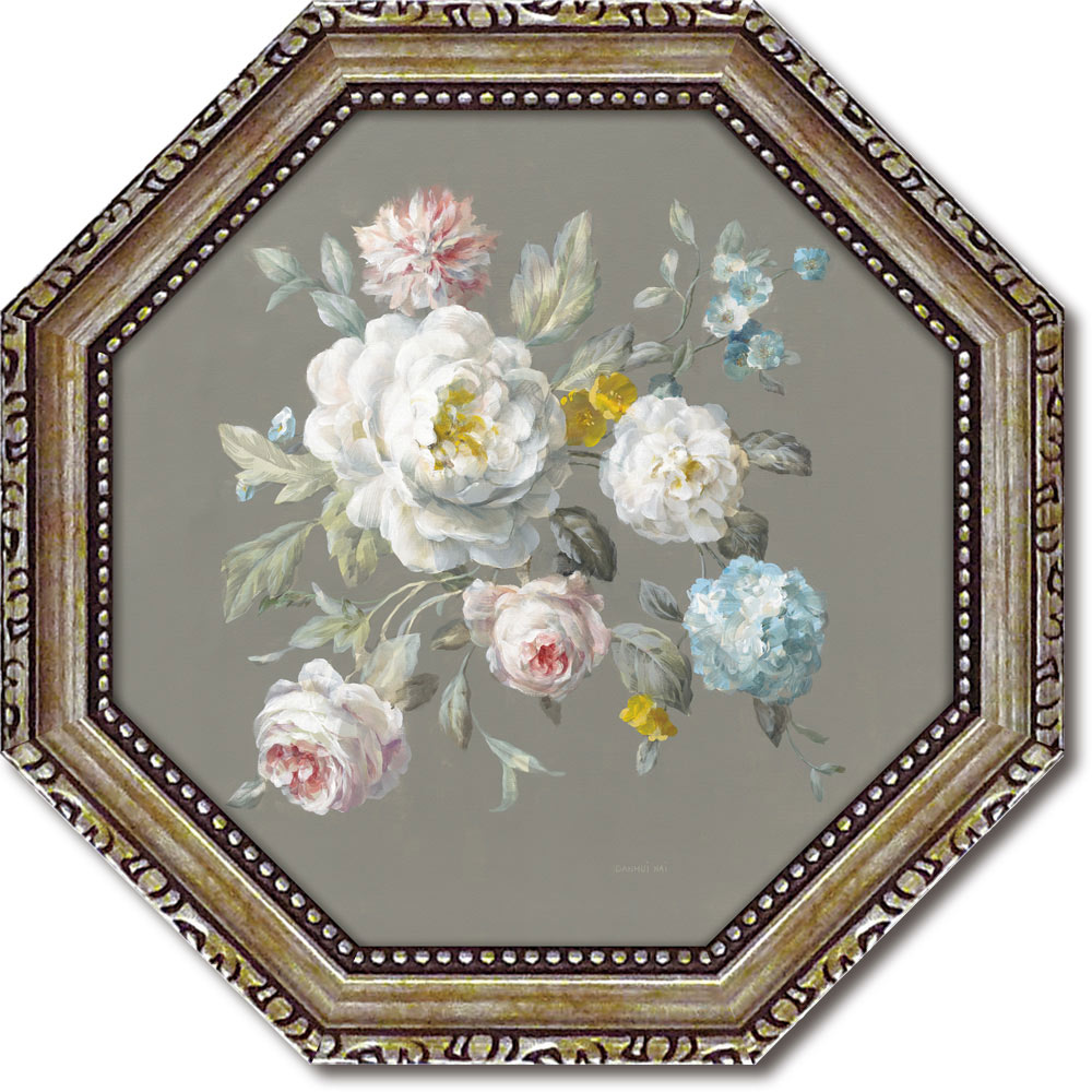 【スーパーSALE10%OFF】絵画 八角 ミニゲル アートフレーム ダンフイ ナイ 「サマー ビューティー」 ゆうパケット 額入り 花 フラワー リビング 玄...