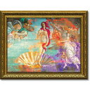 絵画 エリック シェスティエール「ボッティチェッリ ビーナス」 額入り 名画 オマージュ カラフル 明るい アートフレーム リビング 玄関 部屋に飾る絵 インテ...