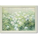 最大100%ポイントバック!限定抽選 絵画 ジュリア プリントン「ハイドランジア レーン」 額入り 静物画 花 インテリア リビング 玄関 部屋に飾る絵 ギフト...