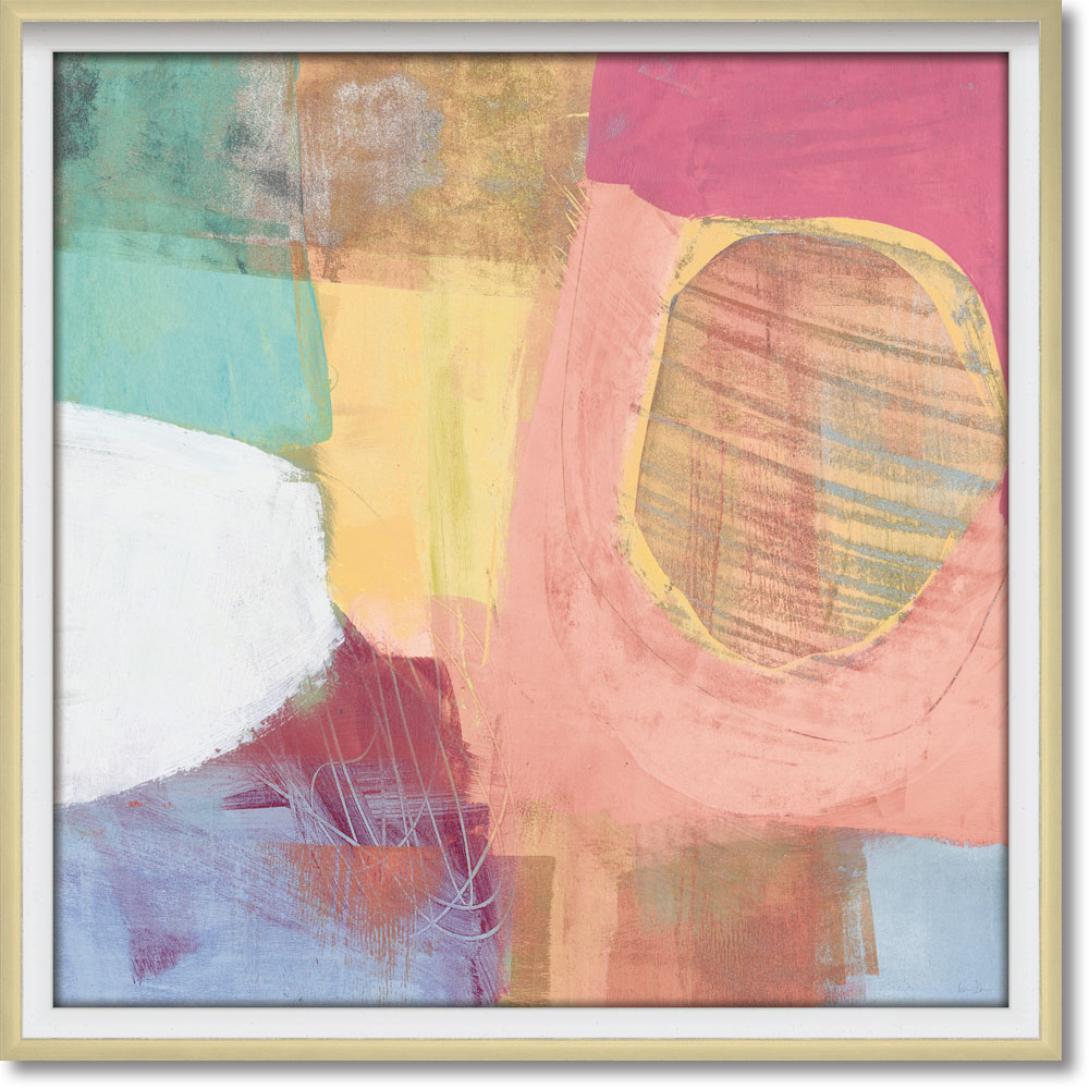 【スーパーSALE10%OFF】絵画 アブストラクト コレクション ジェーン デイビス「ファン カラーズ」 抽象画 アート フレーム 店舗 ホテル 額付き イン...