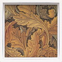 最大100%ポイントバック!限定抽選 絵画 ロハス ミニアートフレーム ウィリアム モリス「アカンサス」 インテリア 額付き 壁飾り 植物 柄 花 フラワー ア...