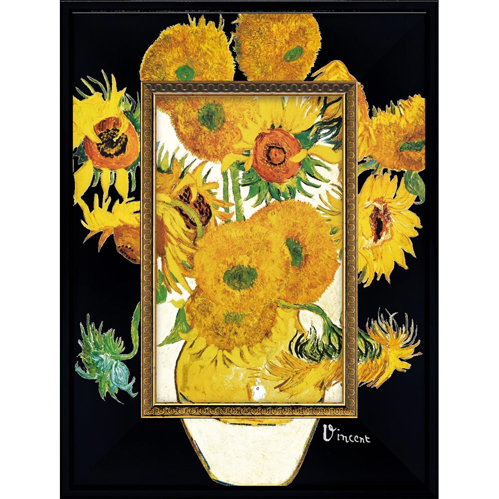 【スーパーSALE10%OFF】絵画 ビッグアート 〜名画Sシリーズ〜(ゴッホ「ひまわり」) 名画 インテリア 部屋に飾る絵 リビング 玄関 プレゼント ギフト...