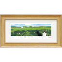 最大100%ポイントバック!限定抽選 絵画 糸井忠晴 版画(ジグレー)「田園風景」 額入り リビング 玄関 インテリア 猫 アート 壁飾り 癒やし プレゼント ...