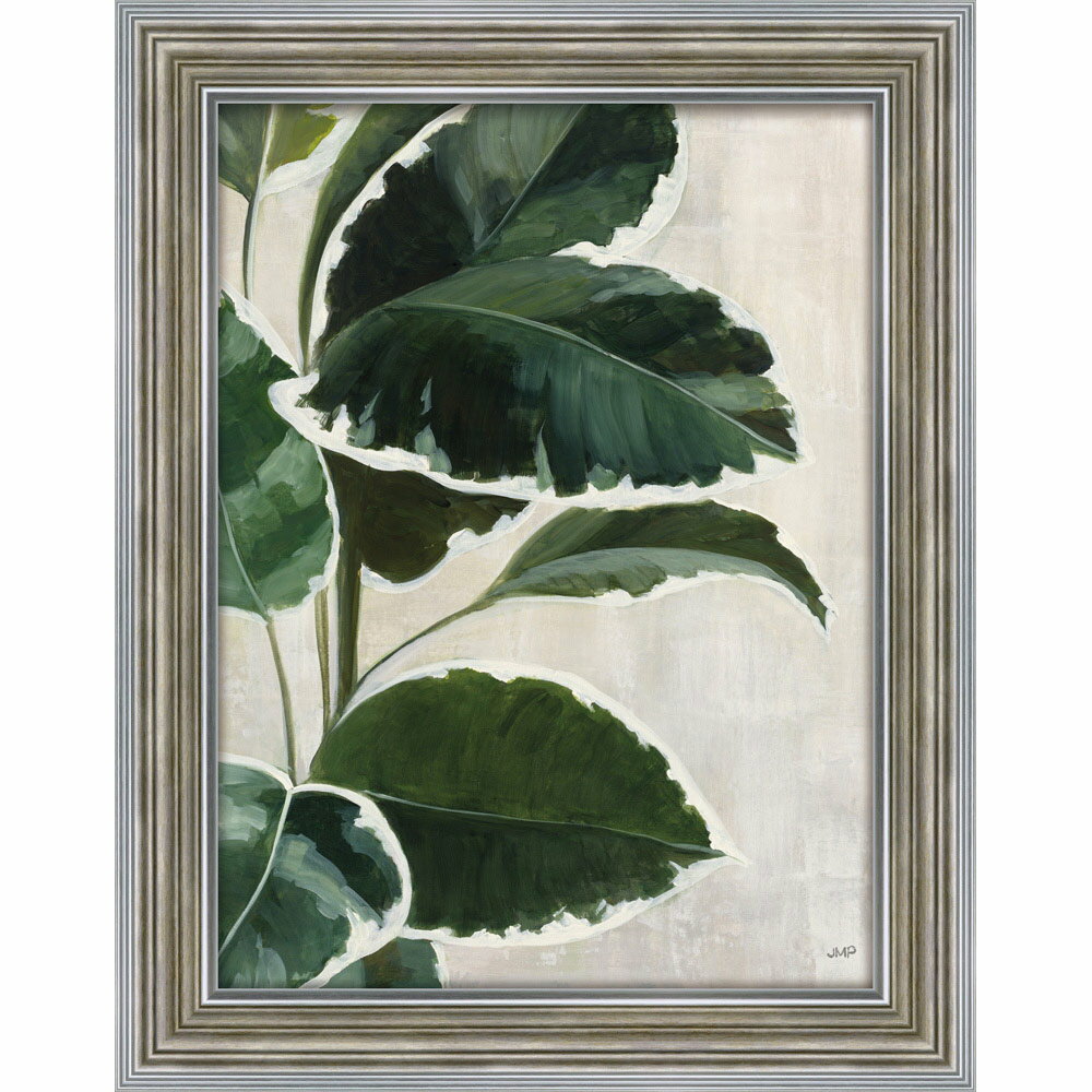 絵画 ジュリア プリントン「トロピカル スタディ1」 インテリア リビング 部屋に飾る 玄関 グリーン リーフ 額付き 植物画 プレゼント ギフト アートパネル...
