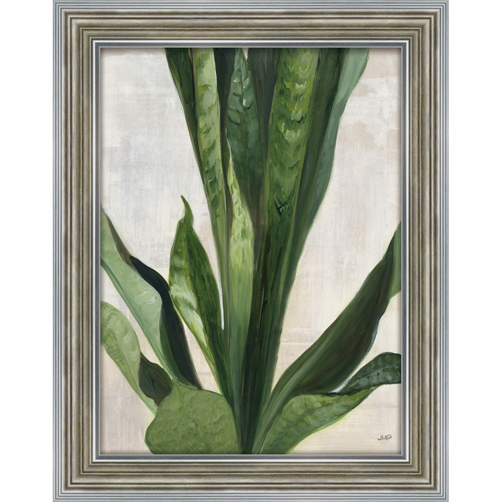 絵画 ジュリア プリントン「トロピカル スタディ3」 インテリア リビング 部屋に飾る 玄関 グリーン リーフ 額付き 植物画 プレゼント ギフト アートパネル...