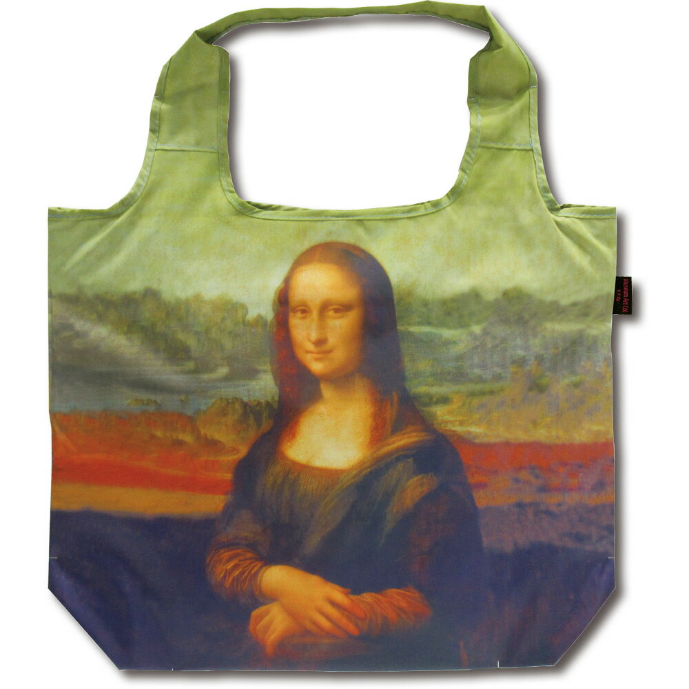 バッグ 名画クーラーエコバッグ（レオナルド ダヴィンチ「モナリザ」） ゆうパケット 軽量 折り畳み 保..