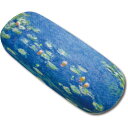 【スーパーSALE10%OFF】眼鏡入れ 名画メガネケース(モネ「睡蓮」) メガネ 収納 おしゃれ クロス付 レディース ハードケース 絵画 プレゼント ギフト...