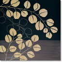 木彫りアート ウッド スカルプチャー アート「ユーカリ(BK+NP)」 手彫り インテリア 植物 彫刻 ハンドメイド 木製 ギフト スタイリッシュ モダン リビ...