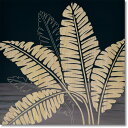 木彫りアート ウッド スカルプチャー アート「バナナリーフ(BK+NP)」 手彫り インテリア 植物 彫刻 ハンドメイド 木製 ギフト スタイリッシュ モダン ...