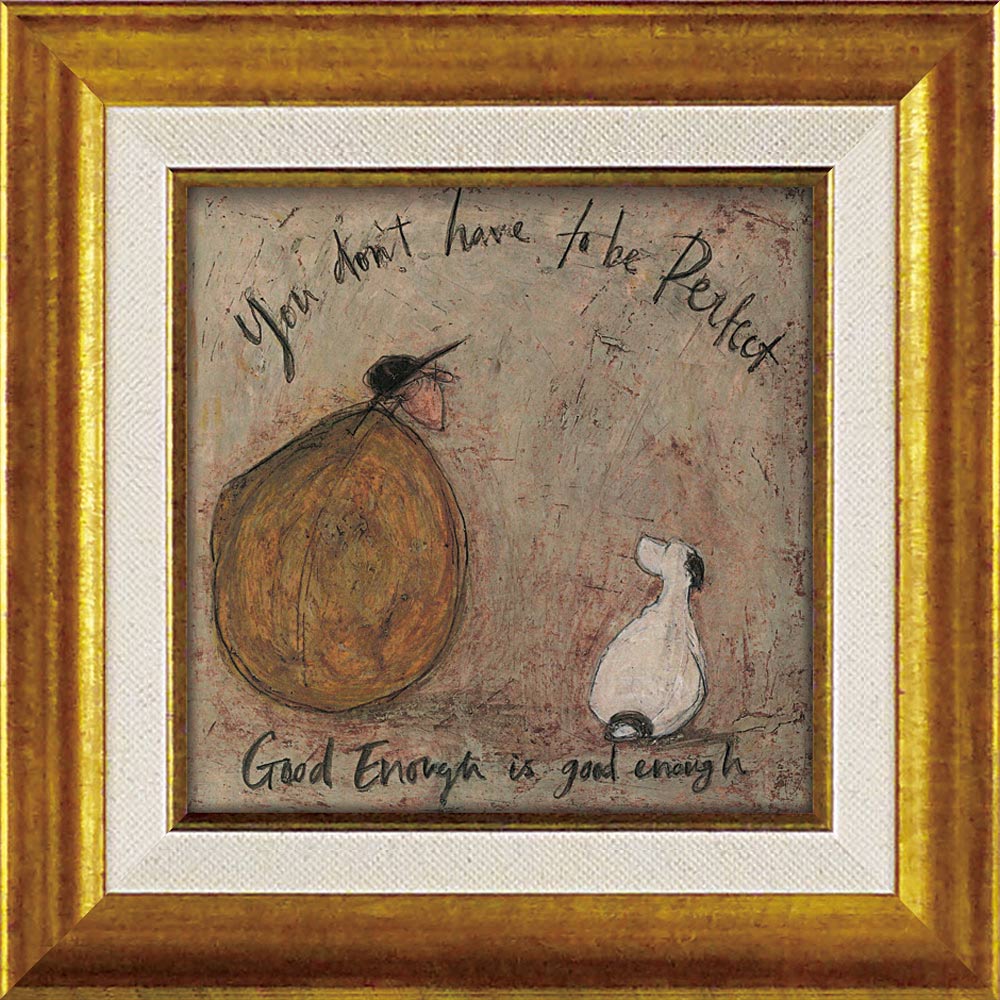 【スーパーSALE10%OFF】絵画 サム トフト「イイものはイイ」 ゆうパケット 額入り アート インテリア 壁に飾る かわいい 額付き モダン ギフト 御祝...