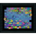最大100%ポイントバック!限定抽選 絵画 名画モザイクアート 〜アートフレーム〜 モネ「睡蓮(Lサイズ)」 インテリア 壁掛け おしゃれ 絵 リビング 玄関 ...