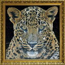 最大100%ポイントバック!限定抽選 絵画 ルーシー ブラックストーン スリランカ レオパード インテリア 壁掛け おしゃれ 動物 ヒョウ 獣 絵 リビング に...