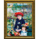 最大100%ポイントバック!限定抽選 絵画 ミュージアムアートシリーズ ルノワール「ふたりの姉妹」 名画 壁掛け おしゃれ 絵 インテリア 額付き 壁 に 飾る...
