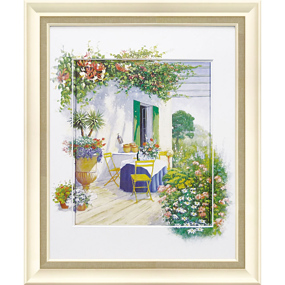 【スーパーSALE10%OFF】絵画 ピーター モッツ ベランダ イン ブルーム1 インテリア 壁掛け おしゃれ 絵 風景画 リビング に 飾る ギフト プレゼ...