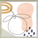 絵画 アブストラクト コレクション(ローラ マーシャル「キッチン テーブル1」) 抽象画 壁掛け おしゃれ アート フレーム 店舗 ホテル 額付き インテリア ...