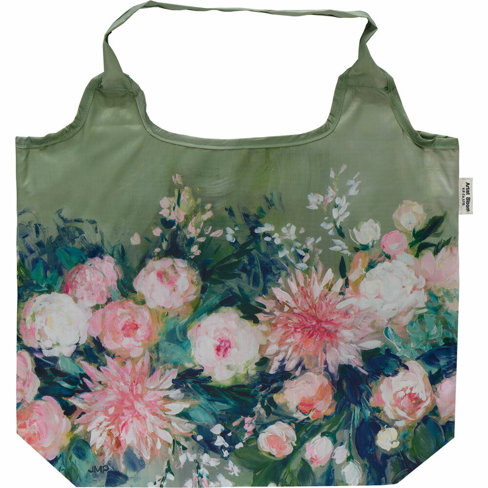 バッグ アーチストブルームシリーズ～クーラーエコバッグ～（ジュリア プリントン「ロマンチック ランデブー フローラルズ」） ゆうパケット 花柄 かわいい 華やか フラワー 小物 Lサイズ